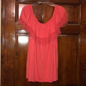 Plus Size off the shoulder top